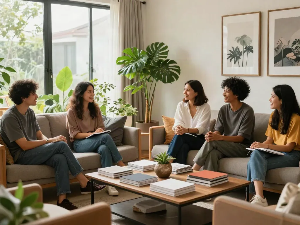 Community living at Berkat Home Living featuring vibrant indoor atmosphere and comfort.